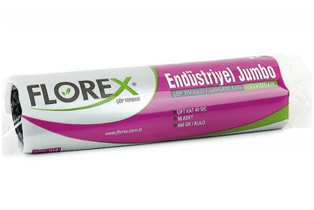 Jumbo Çöp Torbası Endüstriyel Seri 80X110 - 20X10 - 400 Gr