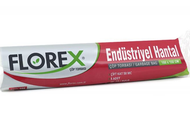 Hantal Çöp Torbası Endüstriyel Seri  100X150 - 20X5 - 400 Gr