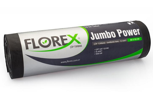 Jumbo Çöp Torbası Endüstriyel Power Seri  80X110 - 10X10 - 1.000 Gr