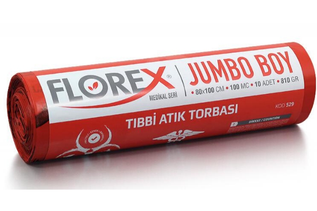 Jumbo Tıbbı Atık Baskılı 80X110 - 10X10 - 810 Gr - 