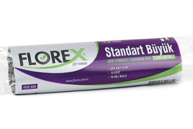 Büyükboy Çöp Poşeti Standart Seri 65X80 - 50X10 - 70 Gr